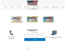 Tablet Screenshot of americantuna.com